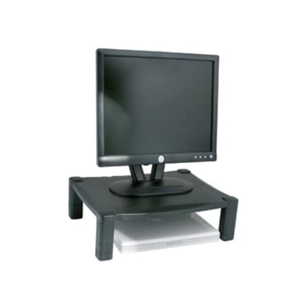 Kantek Kantek KTKMS400 Monitor Stand- w-o Drawer- Adjust. Height- Cable Management- BK KTKMS400