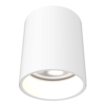 Dals Lighting Focus 6'' LED Cylinder Flush Mount, White CYL06-CC-V-WH