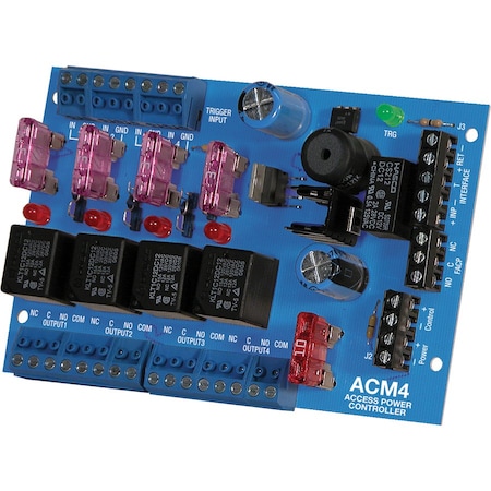 Altronix Access Power Controller 4 Fused Trigger ACM4