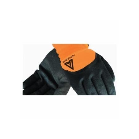 Activarmr 97-011 Cold Weather Hi-Viz Gloves, Size 9, Orange/Black, 6PK 012-97-011-9