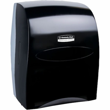 Kimberly-Clark Professional Sanitouch Manual Hard Roll Towel Dispenser, Black, for 1.75" Core, 12.63" x 16.13" x 10.2", Qty 1 09996