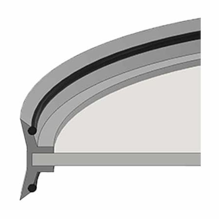 Hercules Sealing Products MDPCS-060A, PC-90NBR60X12X27, PISTON CUPS MDPCS-060A