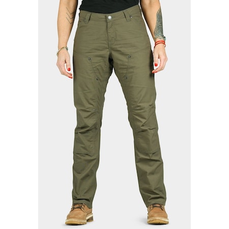 Dovetail Workwear Women's Work Pants, 0, Kelp Green, Ripstop DWS24P4R-315-0x28