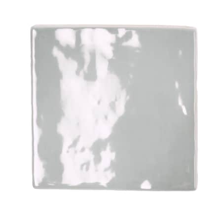 Apollo Tile Silken 3.94 in. x 3.94 in. Glossy Benjamin Moore Smoke Ceramic Square Wall Tile 6.46 sq.ft.case, PK60 CRE88MOO44A