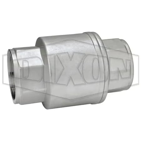 Dixon Check Valve, 2 in, FNPT, 316 SSss Steel Body SSCVIL200