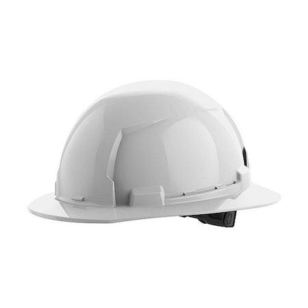 Milwaukee Tool BOLT White Full Brim Hard Hat w/6pt Ratcheting Suspension - Type 1, Class E 48-73-1121