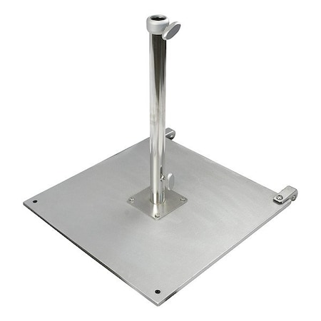 California Umbrella Umbrella Base, Silver, Steel CRL100