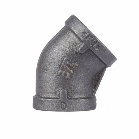 B & K Elbow 45 Deg Blk 3/4" 310E45-34