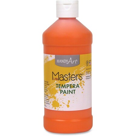 Handy Art Little Masters Tempera Paint, Orange, 16 oz., 12PK 201715