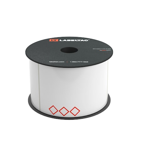 Labeltac GHS Die-Cut Labels, 4 and Pro Model 3in x 4.5in, 200 labels, 3 Diamond LT34GHS3-V2