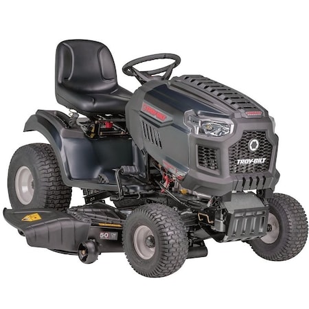 Troy-Bilt 13AQA1BL066 Riding Lawn Mower, 50 in W Cutting, 16 in Turning Radius 13AQA1BLA66