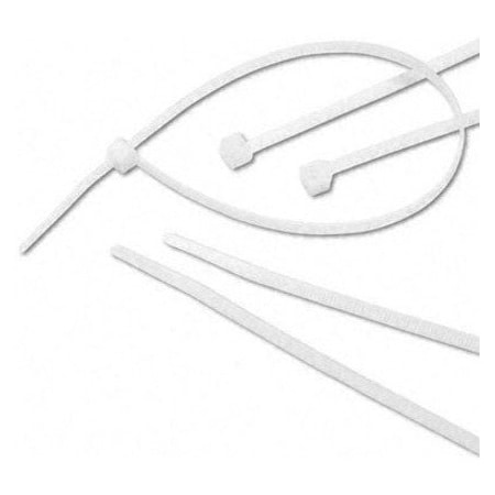 Tatco Cable Tie, 11 in L, Natural, Nylon, 50 lb Strength, 500 PK TCO22300