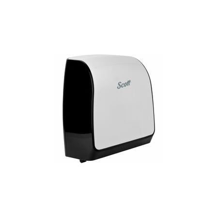 Kimberly-Clark Scott Pro Manual Hard Roll Paper Towel Dispenser, Blue Core, Touchless, Hand Drying Hygiene, Restro KCC34347