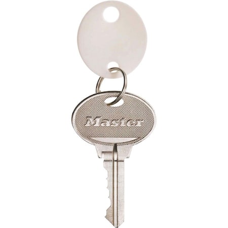 Master Lock Plastic White Round Key Tag 7116D