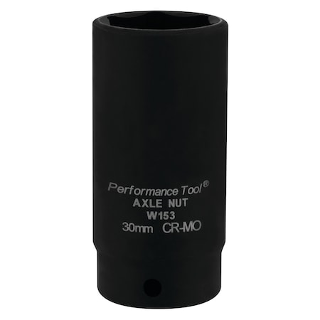 Performance Tool 30Mm Front Wheel Drive Axle Nut Socket, W153 W153