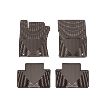 Weathertech Cocoa, Front and Rear All Weather Floor Mats WTCC307136