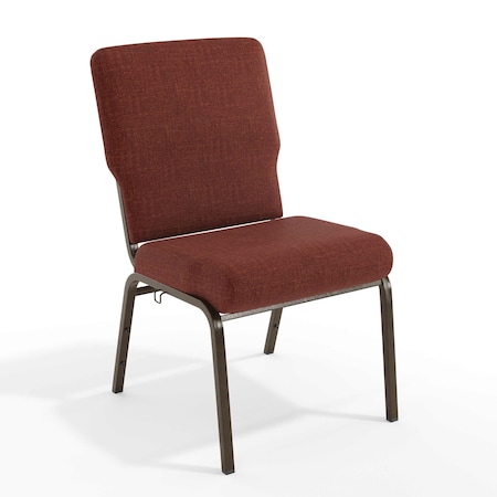 Flash Furniture Advantage 20.5 in. Cinnamon Molded Foam Church Chair PCCF-107
