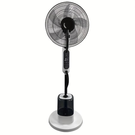 Edendirect 16 in. Misting Pedestal Fan with 12 wind-speed setting & 3 Modes, 1-7H Timer ZRYH-F65