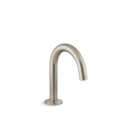 Kohler Components Touchless 0.5 gpm single-hole lavatory faucet with Kinesis sensor technology, Tube design 103MT76-SANA-BN