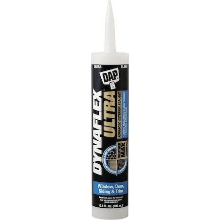 Dap Dynaflex Ultra 10.1 Oz. Clear Advanced Exterior Sealant for Window Door & Siding 7079818212