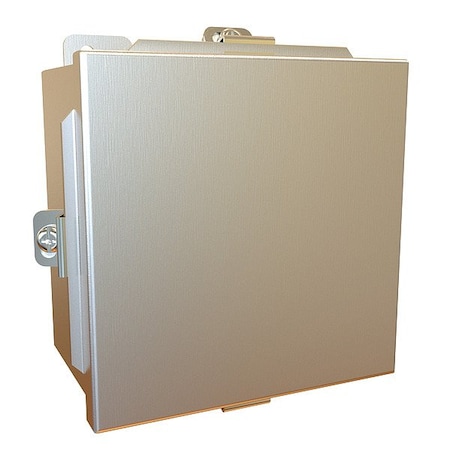 Hammond Clamps Electrical Enclosure, 6 in H, 4 in D, 6 in W, 12, 13, 3R, 4, 4X, Stainless Steel 1414N4SSE