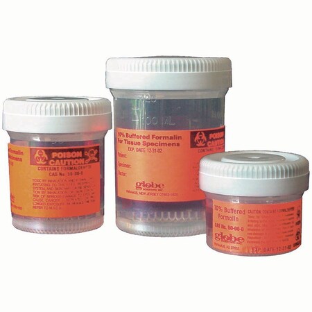 Jorgensen Laboratories Formalin-Filled Container, 15mL, 10PK J0552