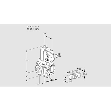 Honeywell Kromschroder VAS240R/NWSR KS88030861