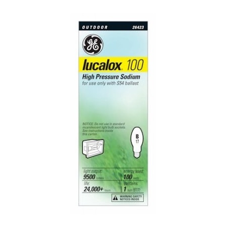 Current Ge 100W Highpres Lamp 26423