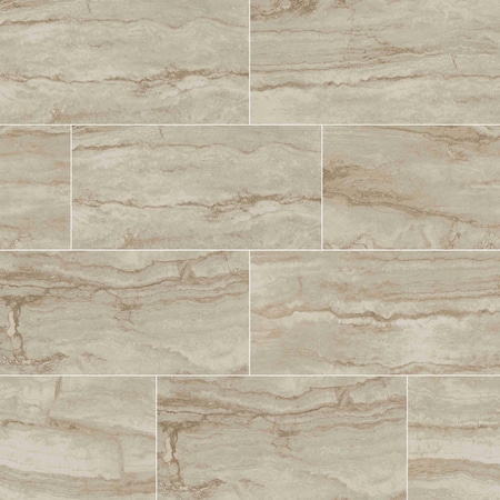 Msi Bernini Bianco 12 In. X 24 In. Polished Porcelain Floor And Wall Tile, 8PK ZOR-PT-0275