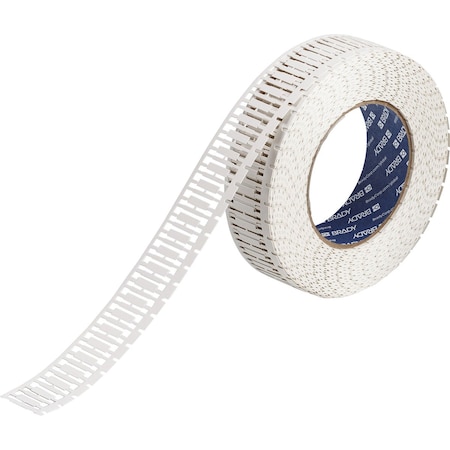 Brady DuraSleeve Polypropylene Wire Marker Inserts 0.163 in H x 0.591 in W WT 2500/RL DSTHT-15-390-2.5