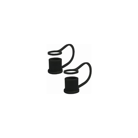 Apache 1/2 In. Rubber Male Hydraulic Dust Cap Pair 39041827