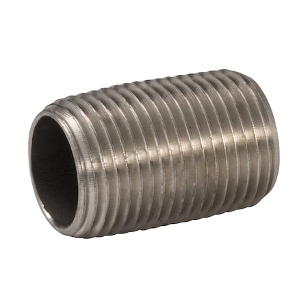 Proline Series Stainless Steel 3/8-in MIP x Close Sch40 Nipple SN-785