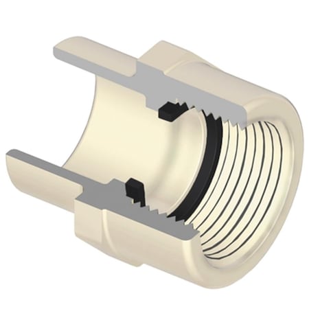 Spears 0.75 in. CTS CPVC Female Adapter with Gasket 4135-0078OR