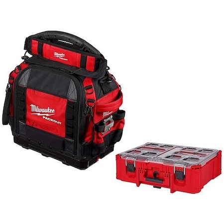Milwaukee Tool PACKOUT Tote + PACKOUT Compact Organizer 48-22-8316, 48-22-8432