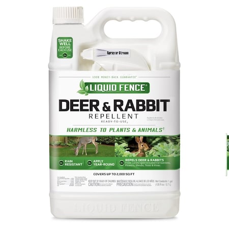 Liquid Fence Animal Repellent Liquid For Deer 128 oz HG-70109