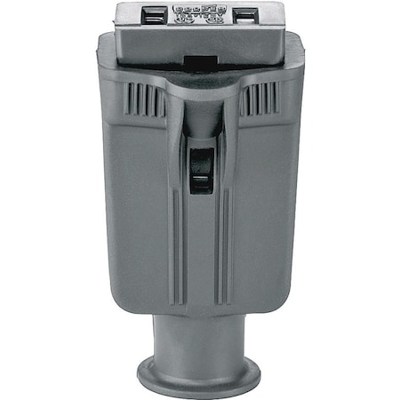 Eaton Wiring Devices Straight Blade Connector, 1-15R, 15 A, 125V AC, 2 Pole, 2 Wire, Screw Terminals, Black 86BK-BOX