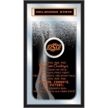 Holland Bar Stool Co Oklahoma State 26" x 15" Fight Song Mirror MFghtOKStUn