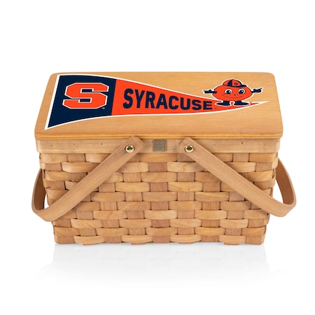 Picnic Time Family Of Brands NCAA Syracuse Orange Poppy Personal Picnic Basket 124-00-299-544-0