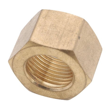 Anderson Metals 1/8'' Brass Compression Nut, 3PK 30061-02