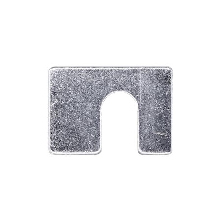Auveco Shim 1 3/4in x 1 1/4in x 1/8in with 1/2in Slot Zinc, 50PK 2453