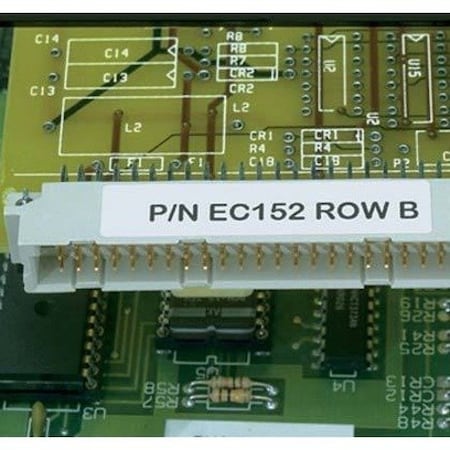 Panduit Laser/Ink Jet, Comp Lbl, Adhsv Poly, 1.60" W, C160X020YJJ, PK 5000 C160X020YJJ