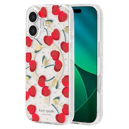 Kate Spade Protective Magsafe Case For Apple Iphone 17 - Cherry Dot KS057398