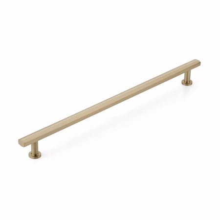 Schaub 18in Center to Center Heathrow Appliance Pull Signature Satin Brass Finish 558-SSB