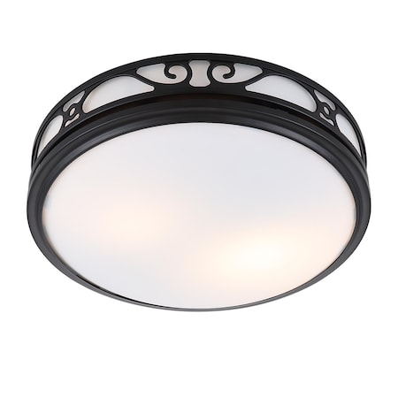 Good Housekeeping Roman II bath fan w/light in MB 85007