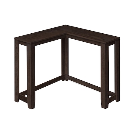 Homeroots 36" Espresso Wood Distressed Frame Console Table 489756