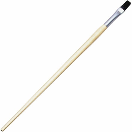 Charles Leonard Flat Easel Brushes, 0.5in, Natural Bristles, PK36 73550