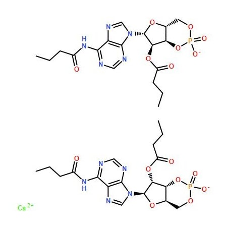 Ak Scientific Calcium dibutyryladenosine cyclophosphate (100mg), CAS 362-74-3 X5982-100mg