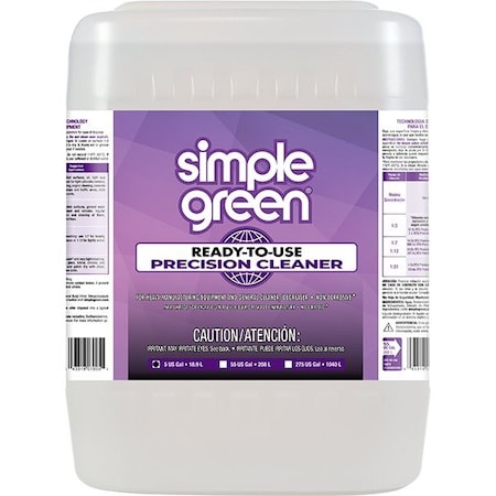 Simple Green Precision Cleaner, Pail, 5 gal, Unscented 0100200107005