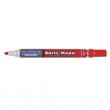 Dykem Dykem Brite-Mark Regular Line Red Marker 8030-8406