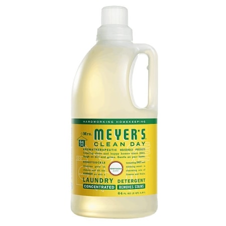 Method Mrs. Meyer's Clean Day Laundry Detergent, 64 fl-oz Bottle, Liquid, Honeysuckle 70112